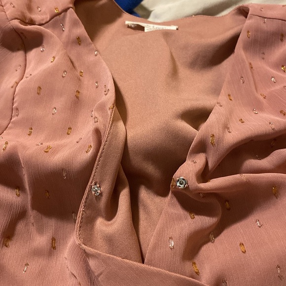 ‘Dusty Pink’ Blouse Bodysuit by Peach Love California - Picture 3 of 11